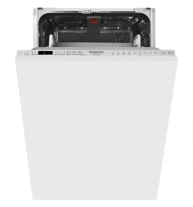 Hotpoint Посудомоечная машина Hotpoint встраиваемая, 10компл., A+++, 45см, дисплей, инвертор, 3я корзина, белый