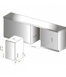 Hotpoint Посудомоечная машина Hotpoint встраиваемая, 10компл., A+++, 45см, дисплей, инвертор, 3я корзина, белый