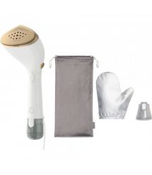 Philips Отпариватель компактный Series 7000, 1500Вт, 100 и 200мл, паровой удар -28гр, перчатка, чехол, нерж. сталь, белый