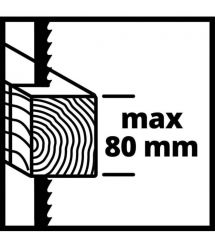 Einhell Пила ленточная TC-SB 200/1, 250 Вт, 1400 об/мин, 900 м/мин, стол 305x305 мм, вилет 200 мм, 15.8 кг