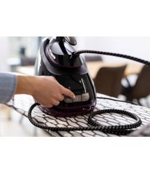 Gorenje Утюг-парогенератор, 3000Вт, 1500мл, паровой удар -160гр, дисплей, керам. подошва, черный