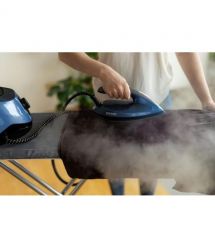 Gorenje Утюг-парогенератор, 3000Вт, 1500мл, паровой удар -160гр, дисплей, керам. подошва, синий