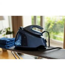 Gorenje Утюг-парогенератор, 3000Вт, 1500мл, паровой удар -160гр, дисплей, керам. подошва, синий