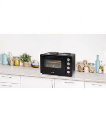 Gorenje Мини печь, 30л, 52x32х40.5см, 2 електрич. комф., черный