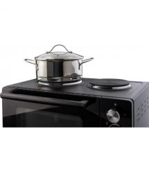 Gorenje Мини печь, 30л, 52x32х40.5см, 2 електрич. комф., черный
