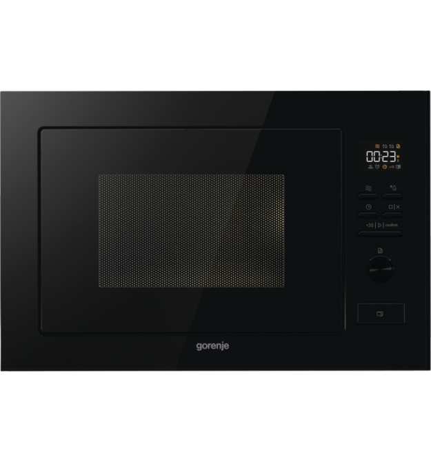 Gorenje Микроволновая печь Gorenje встраиваемая, 25л, электр. управл., 900Вт, гриль, дисплей, черный