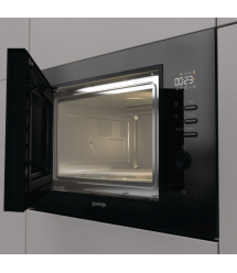 Gorenje Микроволновая печь Gorenje встраиваемая, 25л, электр. управл., 900Вт, гриль, дисплей, черный