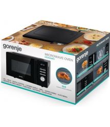 Gorenje Микроволновая печь Gorenje, 20л, электр. управл., 800Вт, гриль, дисплей, 11 программ, черный