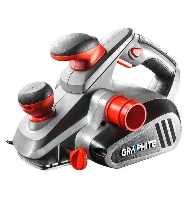 Graphite Рубанок 850Вт 82мм строгание до 3мм 3.1кг