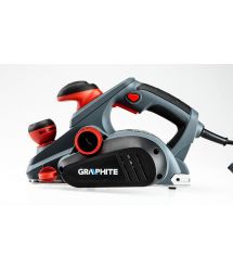 Graphite Рубанок 850Вт 82мм строгание до 3мм 3.1кг