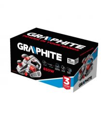 Graphite Рубанок 850Вт 82мм строгание до 3мм 3.1кг
