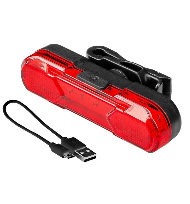 Neo Tools Фонарь велосипедный задний, 30 люмен, 3Вт, USB, 210мА·ч, 4 функции освещения, функция STOP, IPX4