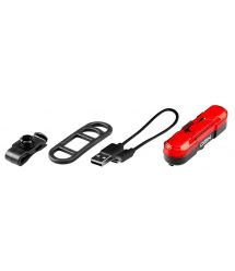 Neo Tools Фонарь велосипедный задний, 30 люмен, 3Вт, USB, 210мА·ч, 4 функции освещения, функция STOP, IPX4