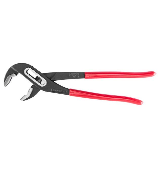 Neo Tools Клещи переставные, 45°, рабочий диапазон 0-38мм, 250мм
