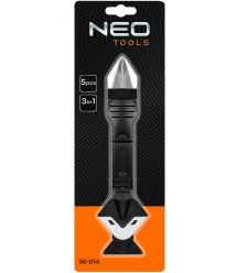 Neo Tools Шпатель для силиконовый и герметика, 185мм, 3-6-10-13-17мм