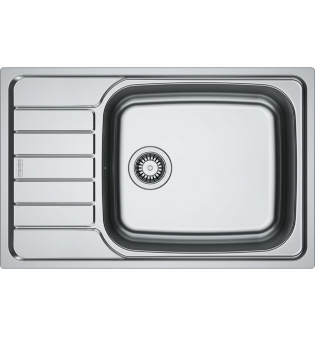 Franke Мойка кухонная Spark, нерж.сталь, прямоуг., с крылом, 780х500х160мм, чаша- 1,