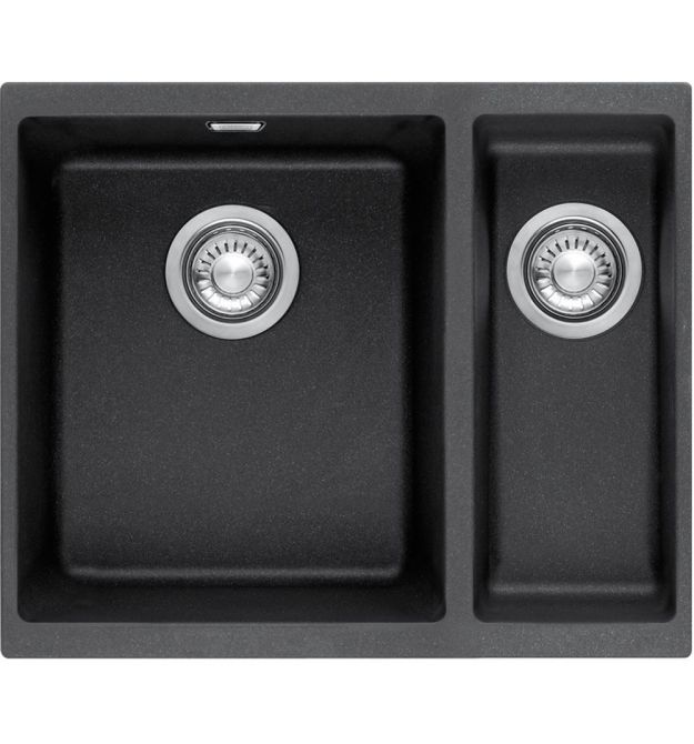Franke Мойка кухонная Sirius, тектонайт, прямоуг., без крыла, 560х435х200мм, чаша- 1.5, встраиваемая, SID 160, черный