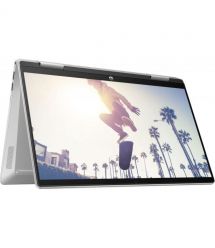 HP Ноутбук HP Pavilion x360 14-ek2007ua 14" FHD IPS Touch, Intel 3-100U, 8GB, F512GB, UMA, DOS, серебристый