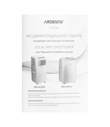 ARDESTO Кондиионер мобильный Ardesto CoolFlex 25м2 on/off 9000BTU 2.5кВт A/- R290 белый