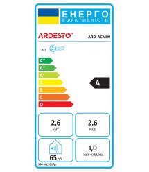 ARDESTO Кондиионер мобильный Ardesto CoolFlex 25м2 on/off 9000BTU 2.5кВт A/- R290 белый