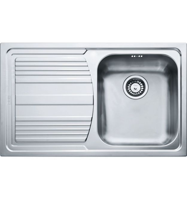 Franke Кухонная мойка Logica Line, нержав.сталь полированная, прямоуг.,с крыло