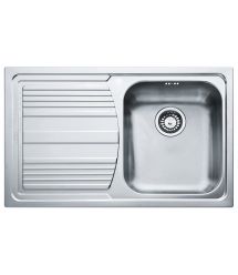 Franke Кухонная мойка Logica Line LLX 611-79/101.0381.810/нержав.сталь Декор/прямоугольная.,крыло слева/790х500х195/врезная