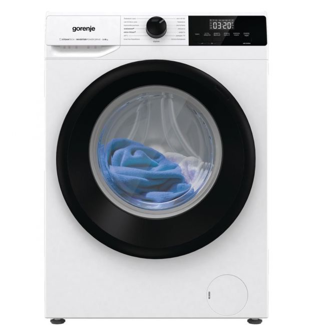 Gorenje Стирально-сушильная машина фронтальная, 8(5)кг, 1400, A+, 55см, дисплей, пар, инвертор, белый
