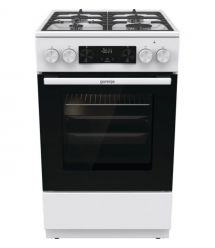 Gorenje Плита комби, 70л, 50x60см, дисплей, IconLed, чугун, белый