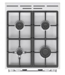 Gorenje Плита комби, 70л, 50x60см, дисплей, IconLed, чугун, белый