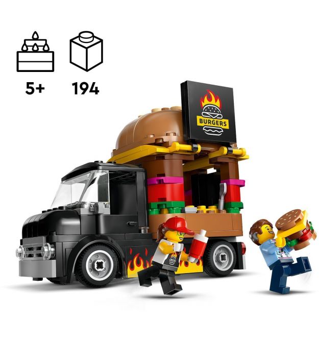 LEGO Конструктор City Грузовик с гамбургерами