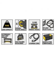 Stanley Тележка грузовая Stanley универсальная, складная, платформа 39х28см, до 70кг, вес 3.3кг