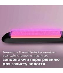 Philips Випрямитель Series 3000, темп.режимов-6, 160-230С, керамика, черный