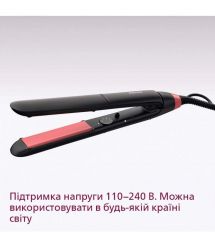 Philips Випрямитель Series 3000, темп.режимов-6, 160-230С, керамика, черный