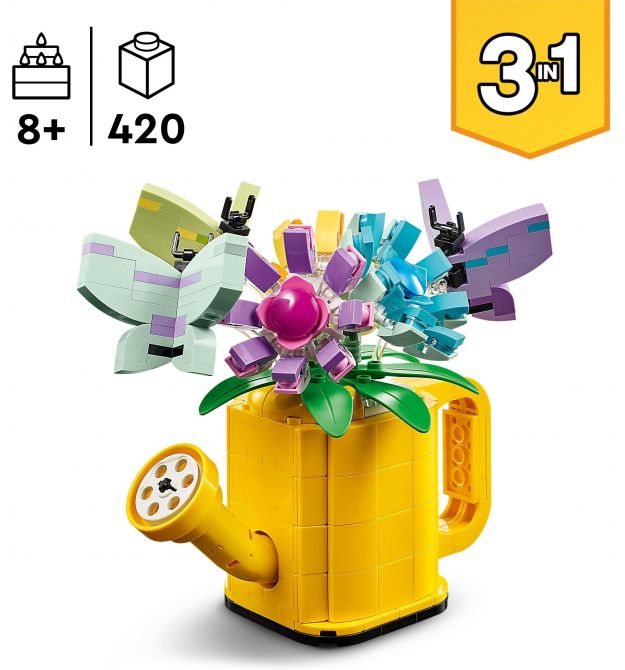 LEGO Конструктор Creator Цветы в лейке