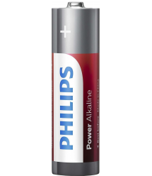 Philips Батарейка Philips Power Alkaline AA щелочная, пленка, 32 шт