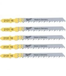 Milwaukee Полотно пилочное для электролобзика T144D по дереву, шаг зуба 4мм х 75мм, 5шт