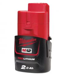 Milwaukee Аккумулятор Redlithium M12 12В, 2А·час, 0.178кг
