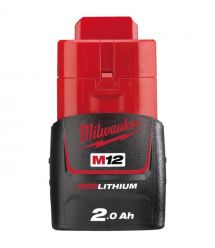 Milwaukee Аккумулятор Redlithium M12 12В, 2А·час, 0.178кг