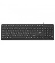 2E Клавиатура мембранная KS405 104key, USB-A, EN/UK, чёрный