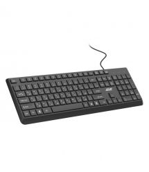 2E Клавиатура мембранная KS405 104key, USB-A, EN/UK, чёрный