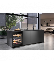 Liebherr Холодильник Liebherr встраиваемый для вина, 82x60х57.5, полок - 5, зон - 2, бут-34, ST, черный