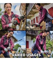 Einhell Пила цепная аккумуляторная GE-PS 18/15 Li BL Kit, PXC 18В, 1х2.5А·час, бесщеточная, шина 158мм, рез 125мм, 4.8м/с, 1.1кг