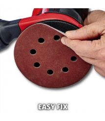 Einhell Шлифмашина эксцентриковая аккумуляторная TE-RS 18 Li Kit, 18В,акб 1х2.5А·час 125мм, 14000-22000кол/мин, 1.2кг