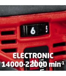 Einhell Шлифмашина эксцентриковая аккумуляторная TE-RS 18 Li Kit, 18В,акб 1х2.5А·час 125мм, 14000-22000кол/мин, 1.2кг
