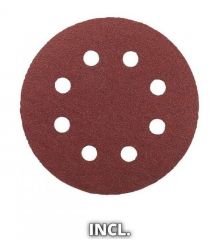 Einhell Шлифмашина эксцентриковая аккумуляторная TE-RS 18 Li Kit, 18В,акб 1х2.5А·час 125мм, 14000-22000кол/мин, 1.2кг