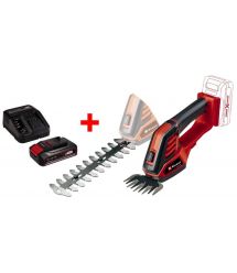 Einhell Ножницы для травы аккумуляторные GE-CG 18/100 Li Kit, 18В акб 1х2.5А·час PXC, 10см, шаг реза 8мм, 1.06кг
