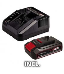 Einhell Ножницы для травы аккумуляторные GE-CG 18/100 Li Kit, 18В акб 1х2.5А·час PXC, 10см, шаг реза 8мм, 1.06кг