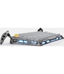 GravaStar Клавиатура механическая GravaStar Mercury K1 Pro 80keys, GravaStar x Kailh Speedy Mint, EN/UKR, BT/WL/USB, сірий