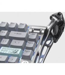 GravaStar Клавиатура механическая GravaStar Mercury K1 Pro 80keys, GravaStar x Kailh Speedy Mint, EN/UKR, BT/WL/USB, сірий