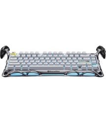 GravaStar Клавиатура механическая GravaStar Mercury K1 Pro 80keys, GravaStar x Kailh Speedy Mint, EN/UKR, BT/WL/USB, сірий